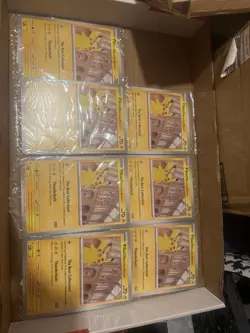 7x Pokemon TCG Pikachu at the Museum Jumbo Black Star Promo Card SEALED - Image 1
