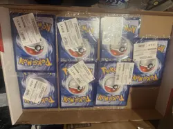 7x Pokemon TCG Pikachu at the Museum Jumbo Black Star Promo Card SEALED - Image 2
