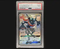 2019 Pokemon SM Hidden Fates Greninja GX Shiny Vault Rare #SV56/SV94 PSA 9 - Image 1