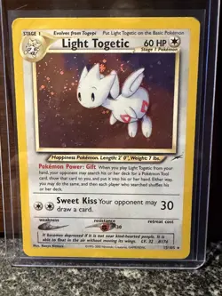 Pokemon TCG Light Togetic Neo Destiny Holo Card 15/105 - Image 2