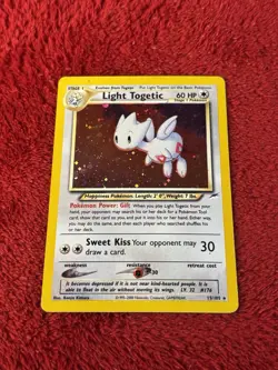 Light Togetic 15/105 Neo Destiny Holo Wotc Pokemon Card Played - Image 5