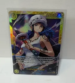 2025 One Piece Card Game Japanese Trafalgar Law EB03-062 SEC Rare NM - Image 1