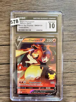CGC Graded Pokemon Lot - Lance's Charizard V, 4 (JP) graded cards - Image 2