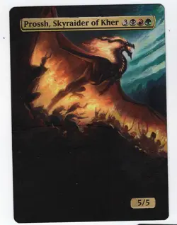 Prossh, Skyraider of Kher Altered Art Mtg Hand Painted Card Commander - Image 1