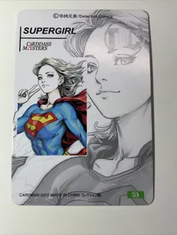 SuperGirl Superman 53 Goddess Anime Waifu Holo Art Card ACG Carddass Girl Sexy - Image 2