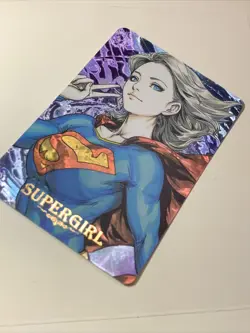 SuperGirl Superman 53 Goddess Anime Waifu Holo Art Card ACG Carddass Girl Sexy - Image 3