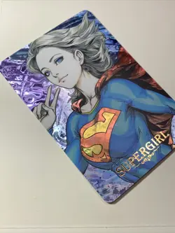 SuperGirl Superman 53 Goddess Anime Waifu Holo Art Card ACG Carddass Girl Sexy - Image 4