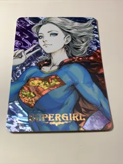 SuperGirl Superman 53 Goddess Anime Waifu Holo Art Card ACG Carddass Girl Sexy - Image 5