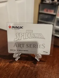 MTG Gwen Stacy Art Card (34/54) - Art Series: Marvel's Spider-Man (ASSPM) - Image 2