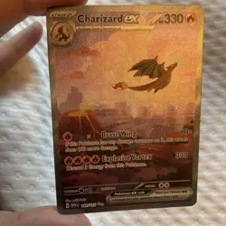 Pokemon TCG Charizard EX 199/165 Scarlet & Violet 151 Card - NM - Image 3
