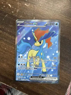 Keldeo ex 159/086 SV: White Flare - Pokemon Card - NM - Full Art - Image 1