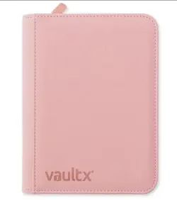 Pink Vault X Just 4-Pocket Exo-Tec Zip Binder - 160 Cards - BRAND NEW - IN BOX - Image 1