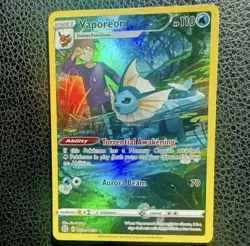 Pokemon TCG 2022 TG Subset Holo Lot Vaporeon Jolteon Eevee 3 Cards - Image 1