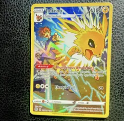 Pokemon TCG 2022 TG Subset Holo Lot Vaporeon Jolteon Eevee 3 Cards - Image 3