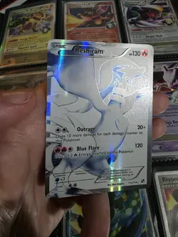 Reshiram 113/114 Black & White Full Art Ultra Rare Pokemon Card 2011 NM- - Image 4