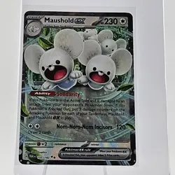 Maushold ex - Paradox Rift 155/182 Double Rare Pokemon TCG Card - Image 1