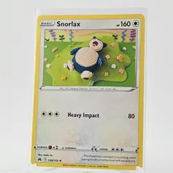 Snorlax 109/159 NM / M - Asako Ito Crocheted Art RARE Crown Zenith Pokemon Card - Image 1