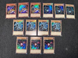 ULTRA RARE YUGIOH 13 DARK MAGICIAN CARD LOT MINT JAPANESE QUARTER CENTURY ART! - Image 1