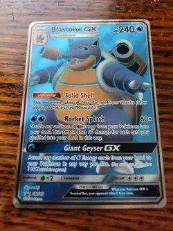 MP! - Blastoise GX SM189 - Black Star Promo - Full Art Ultra Rare Pokemon Card - Image 1
