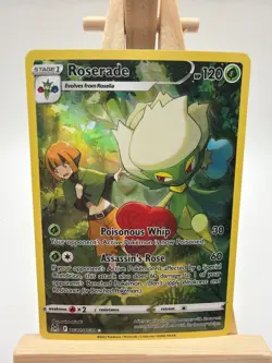 Roserade - TG02/TG30 - Pokemon Lost Origins Trainer Gallery Holo Rare Card NM - Image 1