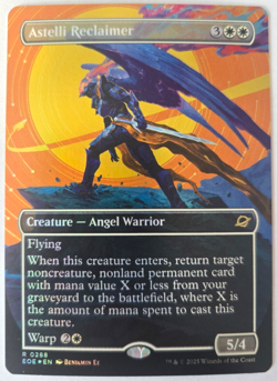 Astelli Reclaimer FOIL BORDERLESS Edge of Eternities Magic MTG NM 0288 - Image 1