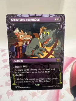 Splinter's Technique (Showcase) Teenage Mutant Ninja Turtles Regular - Image 1