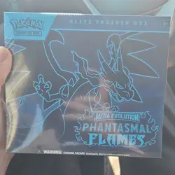 Pokemon Mega Evolution Phantasmal Flames Elite Trainer Box English 2025 SEALED - Image 1