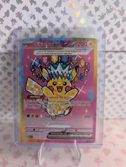 Pokemon TCG Pikachu ex 277/217 Ascended Heroes Special Illustration Rare NM SIR - Image 1