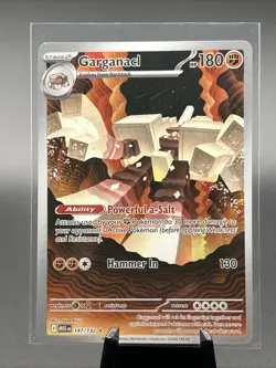Pokemon TCG Garganacl 147/132 ME01 Mega Evolution NM Condition - Image 1