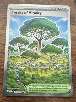 Forest Of Vitality 109/088 Full Art NM Perfect Order English Pokemon - Image 1