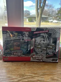 Pokemon Black Bolt and White Flare Binder + Poster Collection Sam's Club Bundles - Image 5