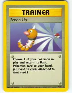 Scoop Up - 78/102 Base Set - Pokemon TCG - 1999 - Image 1