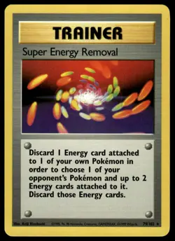 Pokemon Base Set 79/102 Super Energy Removal - Image 1