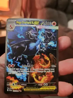 Mega Charizard X Ex - SIR - 125/094 Phantasmal Flames - NM - Pokemon TCG - Image 1