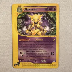 Pokemon Expedition Alakazam Rare Non-Holo 33/165 - Image 1