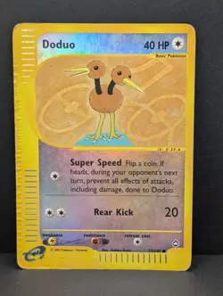 Doduo 073/147 Aquapolis Reverse Holo Rare Pokemon TCG Nintendo HP - Image 1