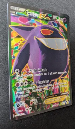 Pokemon Gengar EX 114/119 Full Art XY Phantom Forces Holo NM-LP - Image 2