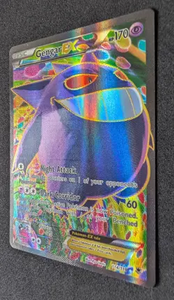 Pokemon Gengar EX 114/119 Full Art XY Phantom Forces Holo NM-LP - Image 3