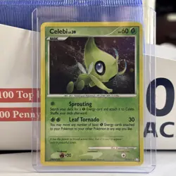 Pokemon TCG *SWIRL* Celebi 7/123 Mysterious Treasures Holo (English) - NM(-) - Image 1