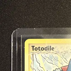Pokemon Totodile 67/101 Dragon Frontiers Reverse Holo Common 40HP Basic English - Image 3