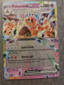 PALOSSAND EX 091/191 DOUBLE RARE SURGING SPARKS POKEMON HOLO NM - Image 2