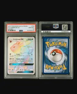 Pokemon SM Sun & Moon Umbreon GX 154/149 Secret Rare Holo Foil Full Art PSA 10 - Image 3