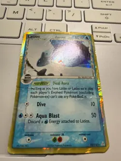 Pokemon Holo Latios- EX Holon Phantoms- 12/110- LP - Image 1