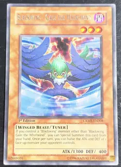 Blackwing - Gale the Whirlwind CRMS-EN008 Crimson Crisis 1st Edition LP - Image 1