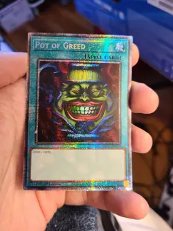 Yugioh Pot of Greed MP25-EN050 1st Starlight Rare - Image 1