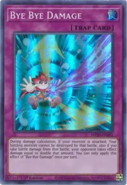 Bye Bye Damage - MP20-EN202 - Super Rare - 1st Edition - Lightly Played - Image 1