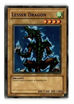 Lesser Dragon - LOB-113 - YuGiOh-LP - Image 1