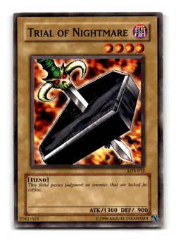 Trial of Nightmare - LOB-012 - YuGiOh-LP - Image 1