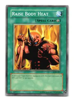 Raise Body Heat - LOB-097 - YuGiOh-LP - Image 1