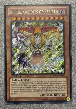 Sophia, Goddess of Rebirth HA07-EN055 Secret Rare 1st Edition VLP - Image 1